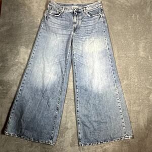 Viavia the Low and Baggy Jeans Women's 30 Light Wash Hippie Made in Italy
